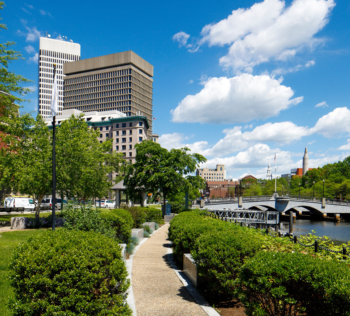 Parsons firm outside of building